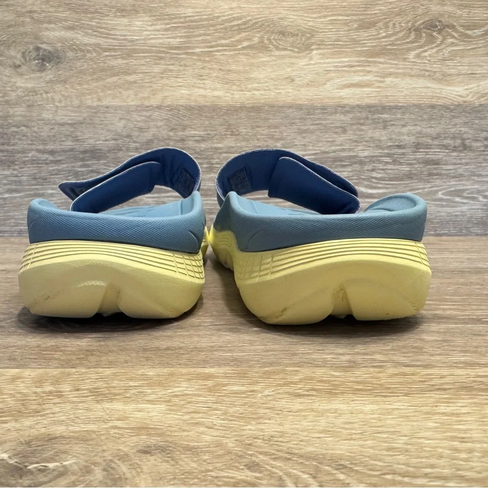 Vionic REJUVENATE RECOVERY SANDAL Slide  Womens 6 Light Blue Yellow‎ Sole - Picture 14 of 14